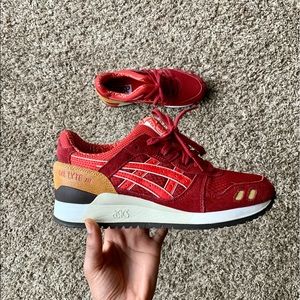 ASICS Gel Lyte lll “Fiery Red/Burgundy”